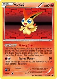 Victini (14) - Noble Victories - Pokemon card