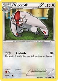 Vigoroth - Dragons Exalted - Pokemon card
