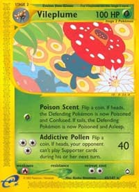 Vileplume - Aquapolis - Pokemon card