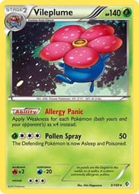 Vileplume - Boundaries Crossed - Pokemon card