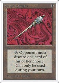 Disrupting Scepter - Unlimited Edition - Magic: The Gathering card