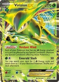 Virizion EX - Plasma Blast - Pokemon card
