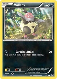 Vullaby - Black and White - Pokemon card
