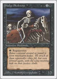 Drudge Skeletons - Unlimited Edition - Magic: The Gathering card