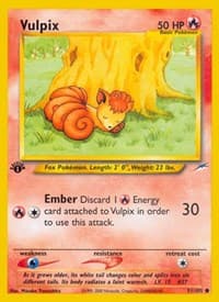 Vulpix - Neo Destiny - Pokemon card