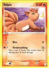 Vulpix - EX Trainer Kit 2: Plusle & Minun - Pokemon card