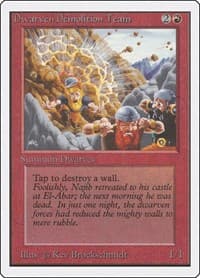 Dwarven Demolition Team - Unlimited Edition - Magic: The Gathering card