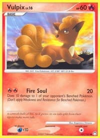 Vulpix - Mysterious Treasures - Pokemon card