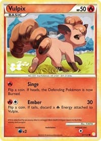 Vulpix - HeartGold SoulSilver - Pokemon card