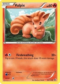Vulpix - Legendary Treasures - Pokemon card