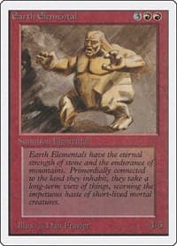 Earth Elemental - Unlimited Edition - Magic: The Gathering card