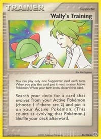 Wally's Training - EX Emerald - Pokemon card