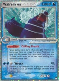 Walrein ex - EX Power Keepers - Pokemon card