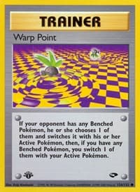 Warp Point - Gym Challenge - Pokemon card
