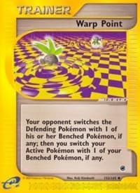 Warp Point - Expedition - Pokemon card