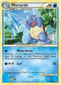 Wartortle - Unleashed - Pokemon card