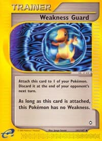 Weakness Guard - Aquapolis - Pokemon card