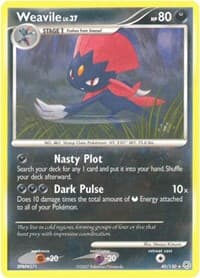 Weavile - Diamond and Pearl - Pokemon card
