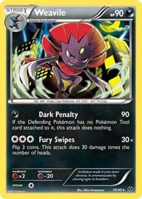 Weavile - Next Destinies - Pokemon card