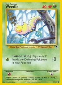 Weedle - Legendary Collection - Pokemon card