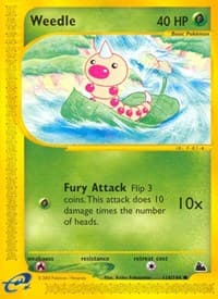 Weedle (114) - Skyridge - Pokemon card
