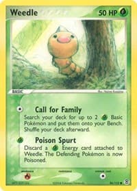 Weedle - EX FireRed & LeafGreen - Pokemon card