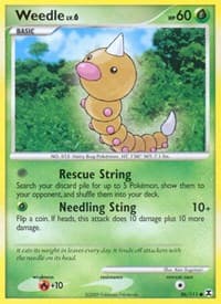 Weedle - Rising Rivals - Pokemon card