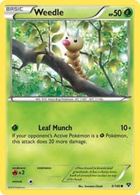 Weedle - XY Base Set - Pokemon card
