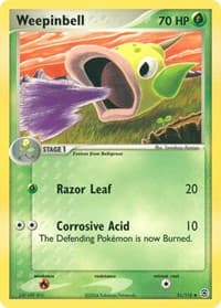 Weepinbell - EX FireRed & LeafGreen - Pokemon card