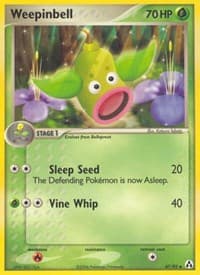 Weepinbell - EX Legend Maker - Pokemon card