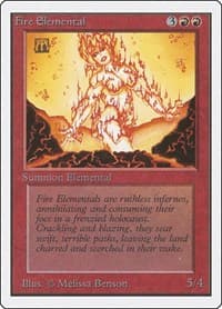 Fire Elemental - Unlimited Edition - Magic: The Gathering card