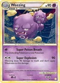Weezing - HeartGold SoulSilver - Pokemon card