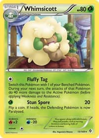 Whimsicott - Boundaries Crossed - Pokemon card