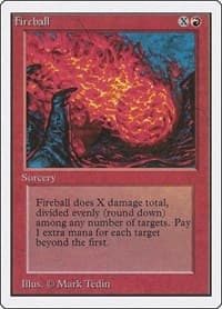 Fireball - Unlimited Edition - Magic: The Gathering card