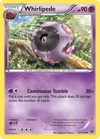 Whirlipede - XY Base Set - Pokemon card