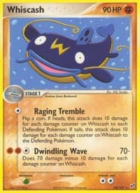 Whiscash - EX Deoxys - Pokemon card