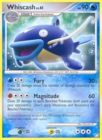 Whiscash - Mysterious Treasures - Pokemon card