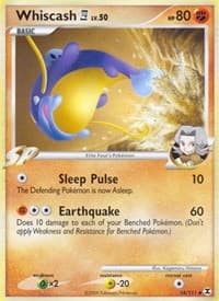 Whiscash E4 - Rising Rivals - Pokemon card