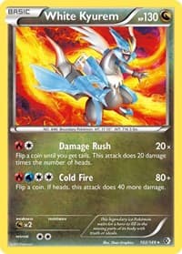 White Kyurem - Boundaries Crossed - Pokemon card