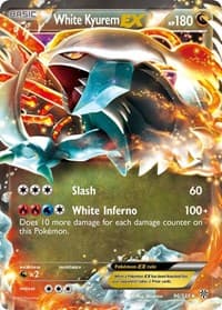 White Kyurem EX - Plasma Storm - Pokemon card