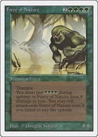 Force of Nature - Unlimited Edition - Magic: The Gathering card