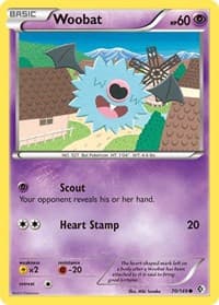 Woobat - Boundaries Crossed - Pokemon card
