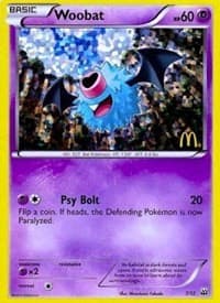 Woobat - McDonald's Promos 2012 - Pokemon card