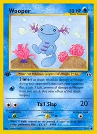 Wooper - Neo Discovery - Pokemon card