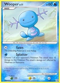 Wooper - Secret Wonders - Pokemon card