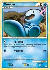 Wooper - HeartGold SoulSilver - Pokemon card