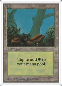 Forest (A) - Unlimited Edition - Magic: The Gathering card