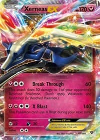 Xerneas EX - XY Base Set - Pokemon card