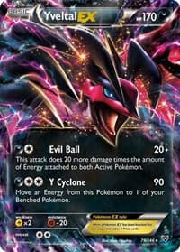 Yveltal EX - XY Base Set - Pokemon card