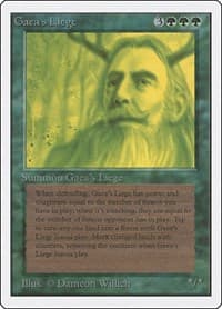 Gaea's Liege - Unlimited Edition - Magic: The Gathering card